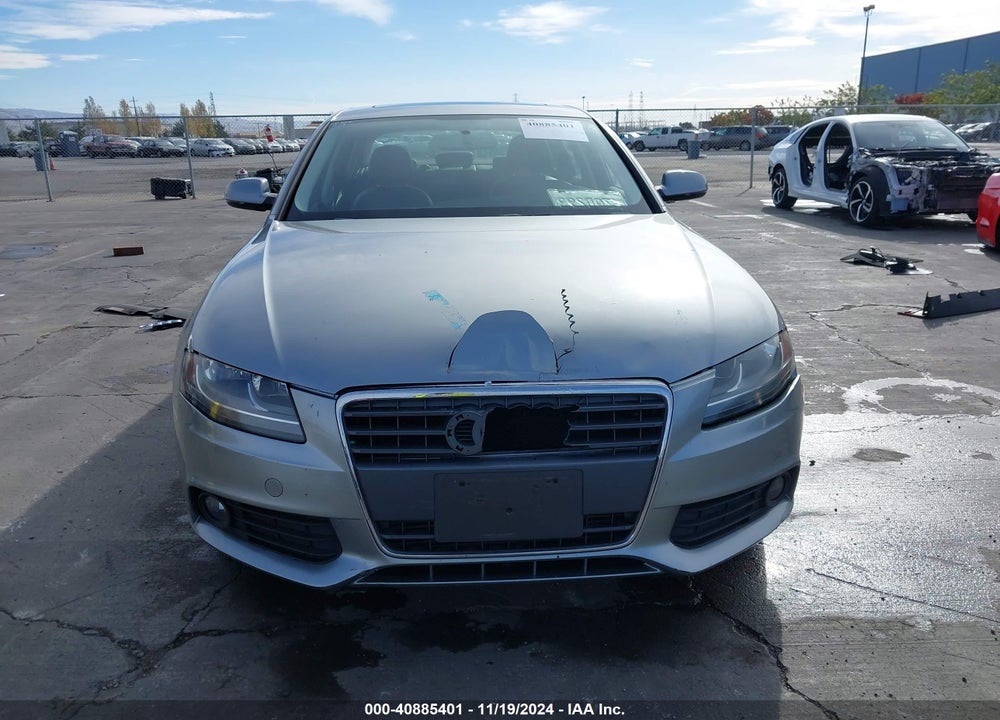 2010 AUDI A4 2.0T PREMIUM VIN: WAUAFAFL9AN064579