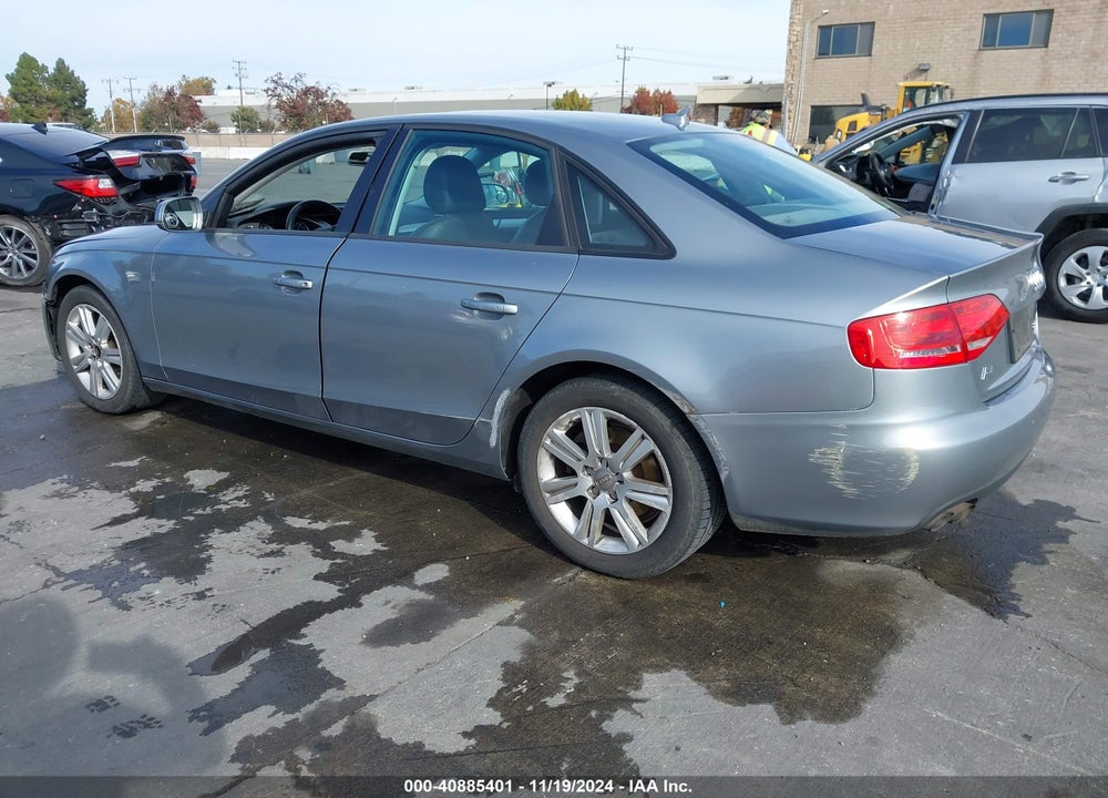 2010 AUDI A4 2.0T PREMIUM VIN: WAUAFAFL9AN064579