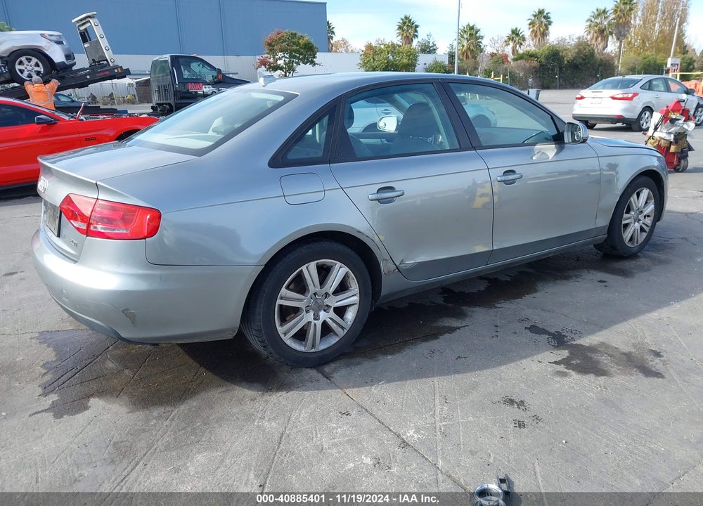 2010 AUDI A4 2.0T PREMIUM VIN: WAUAFAFL9AN064579