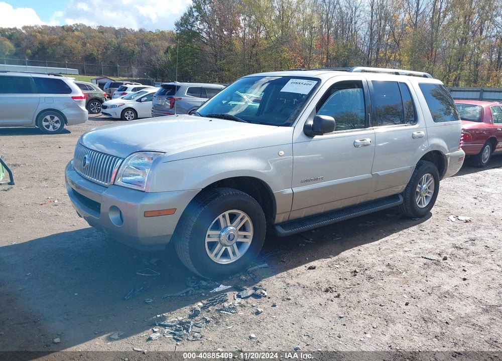 2002 MERCURY MOUNTAINEER VIN: 4M2DU86E72UJ25462