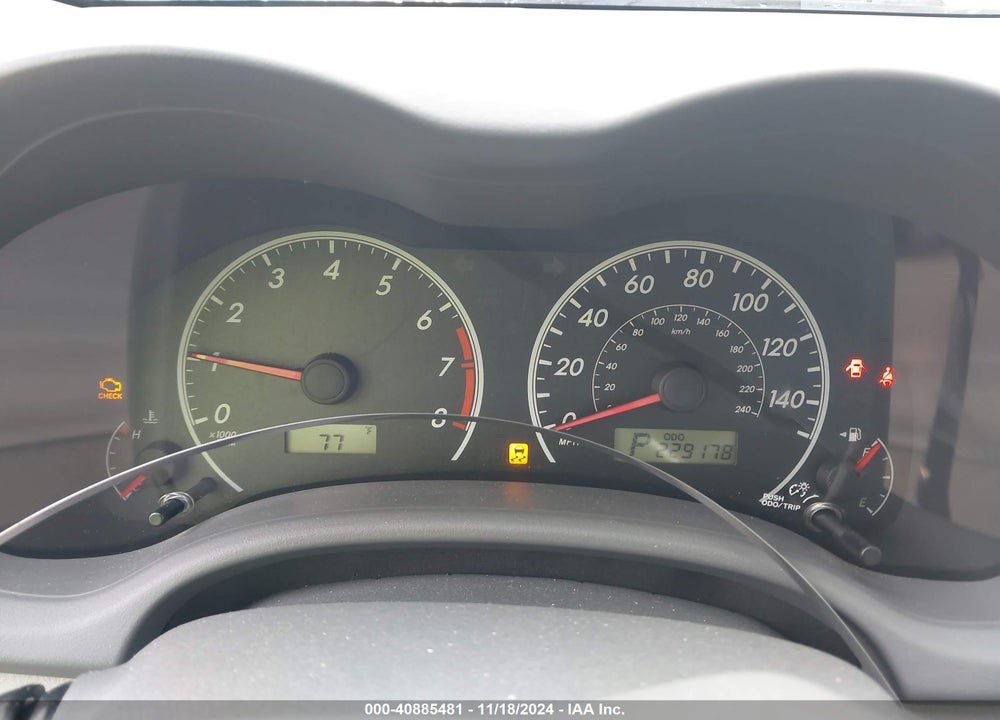 2010 TOYOTA COROLLA LE VIN: 2T1BU4EEXAC278596