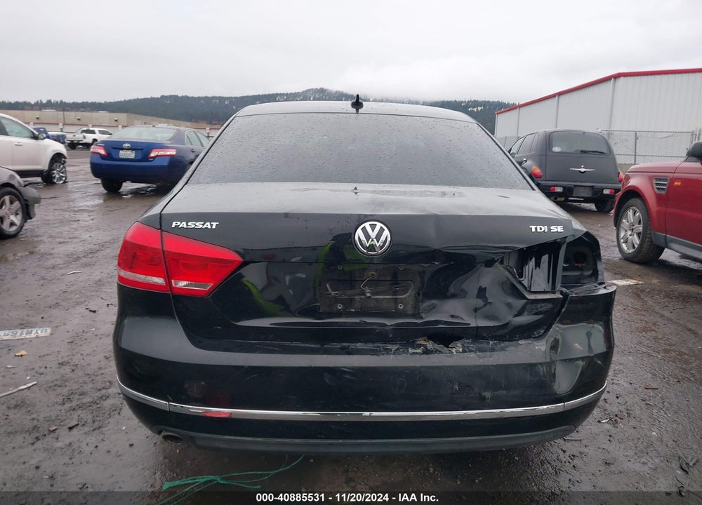 2012 VOLKSWAGEN PASSAT 2.0L TDI SE VIN: 1VWBN7A32CC105005