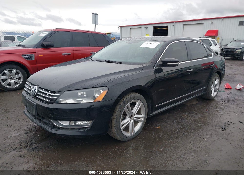 2012 VOLKSWAGEN PASSAT 2.0L TDI SE VIN: 1VWBN7A32CC105005