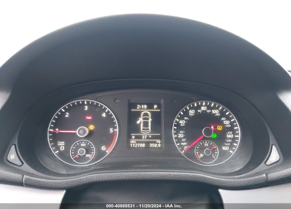 2012 VOLKSWAGEN PASSAT 2.0L TDI SE VIN: 1VWBN7A32CC105005