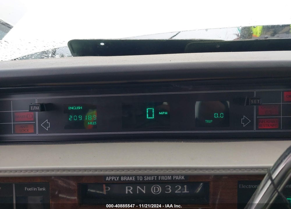 1992 CADILLAC DEVILLE VIN: 1G6CD53B6N4202355