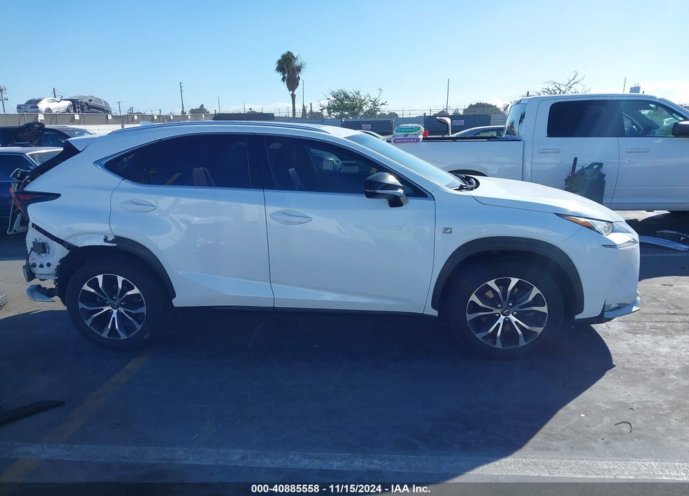 2017 LEXUS NX 200T F SPORT VIN: JTJYARBZ3H2083789