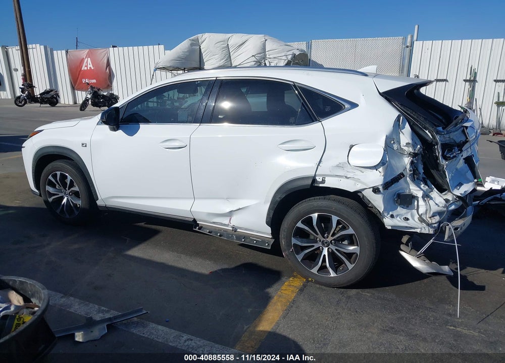 2017 LEXUS NX 200T F SPORT VIN: JTJYARBZ3H2083789