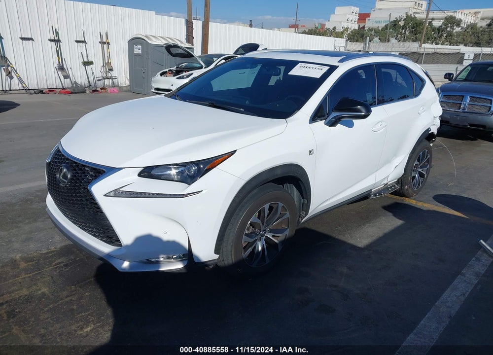 2017 LEXUS NX 200T F SPORT VIN: JTJYARBZ3H2083789