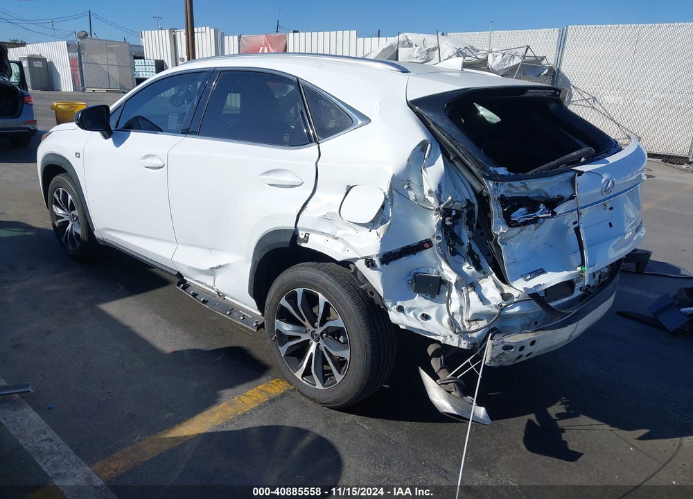2017 LEXUS NX 200T F SPORT VIN: JTJYARBZ3H2083789