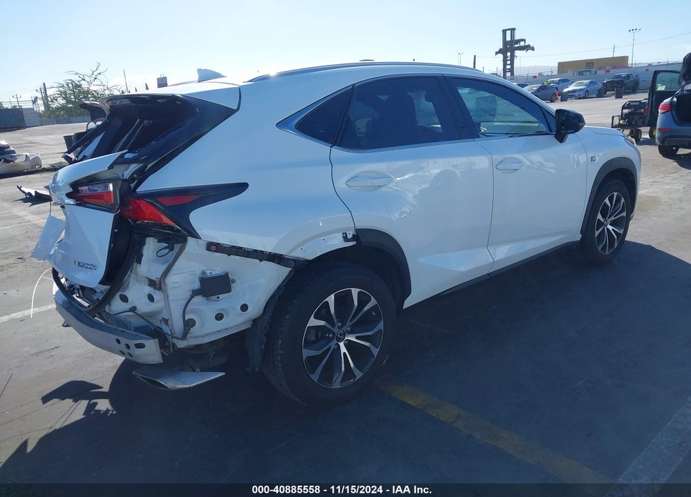 2017 LEXUS NX 200T F SPORT VIN: JTJYARBZ3H2083789