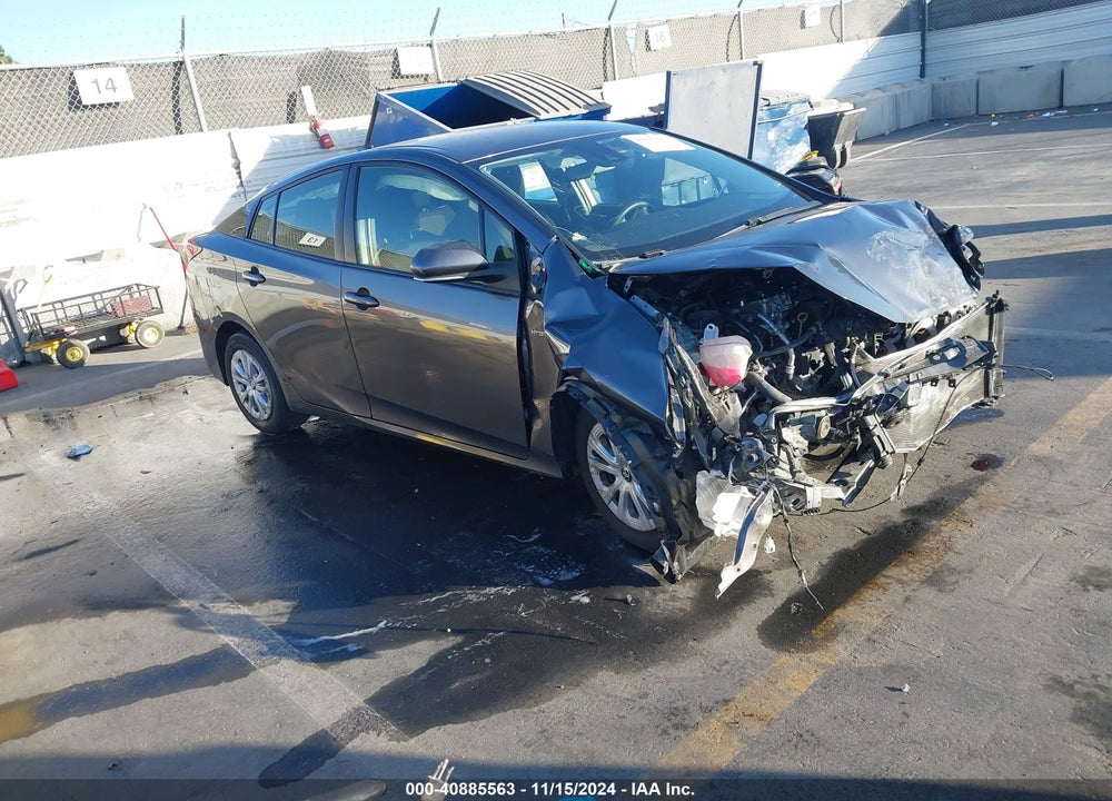 2021 TOYOTA PRIUS LE VIN: JTDKAMFU0M3150945