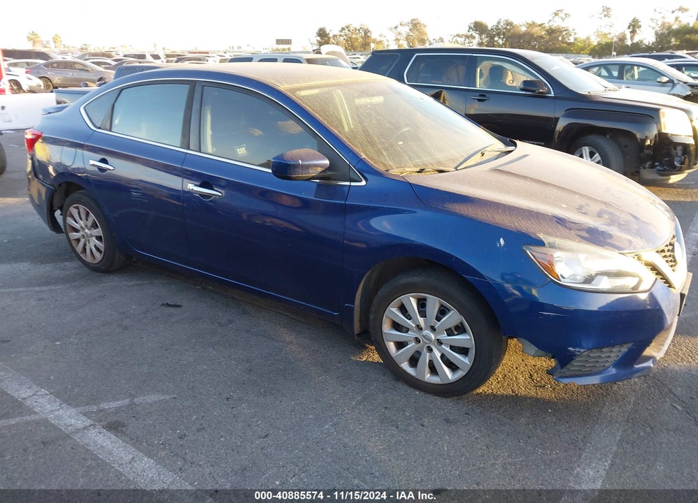 2017 NISSAN SENTRA SV VIN: 3N1AB7AP7HL657012