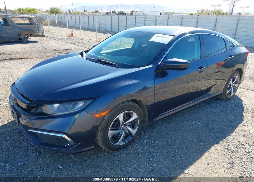 2019 HONDA CIVIC LX VIN: 19XFC2F68KE200949