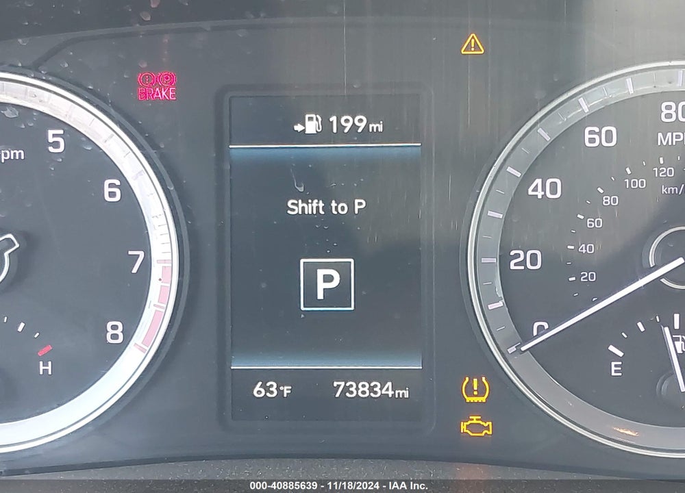2019 HYUNDAI SONATA SEL VIN: 5NPE34AF5KH783569