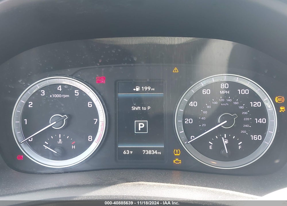 2019 HYUNDAI SONATA SEL VIN: 5NPE34AF5KH783569