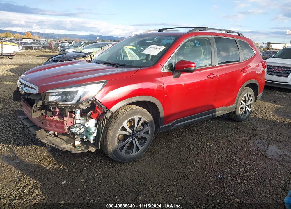 2021 SUBARU FORESTER LIMITED VIN: JF2SKAUC2MH563069