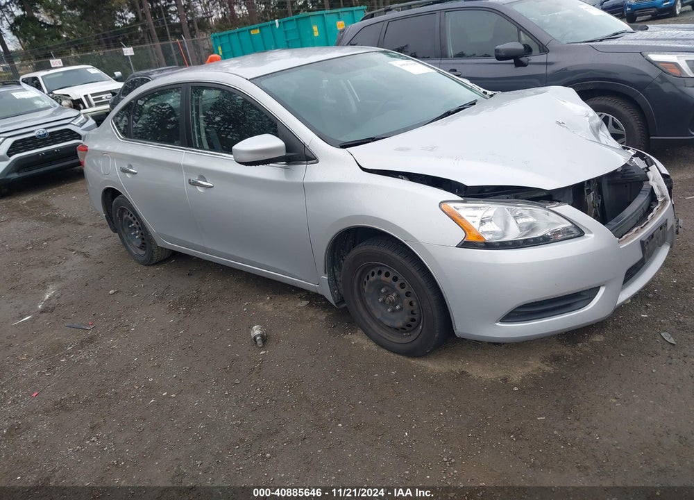 2014 NISSAN SENTRA S VIN: 3N1AB7AP7EL697960