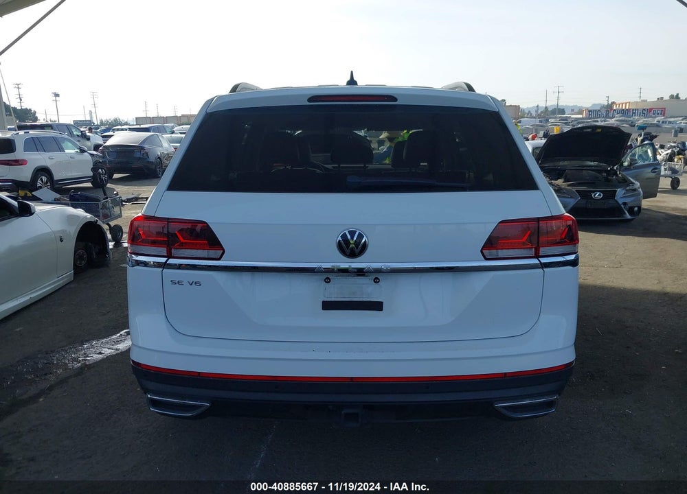 2021 VOLKSWAGEN ATLAS 3.6L V6 SE W/TECHNOLOGY VIN: 1V2JR2CA8MC556294