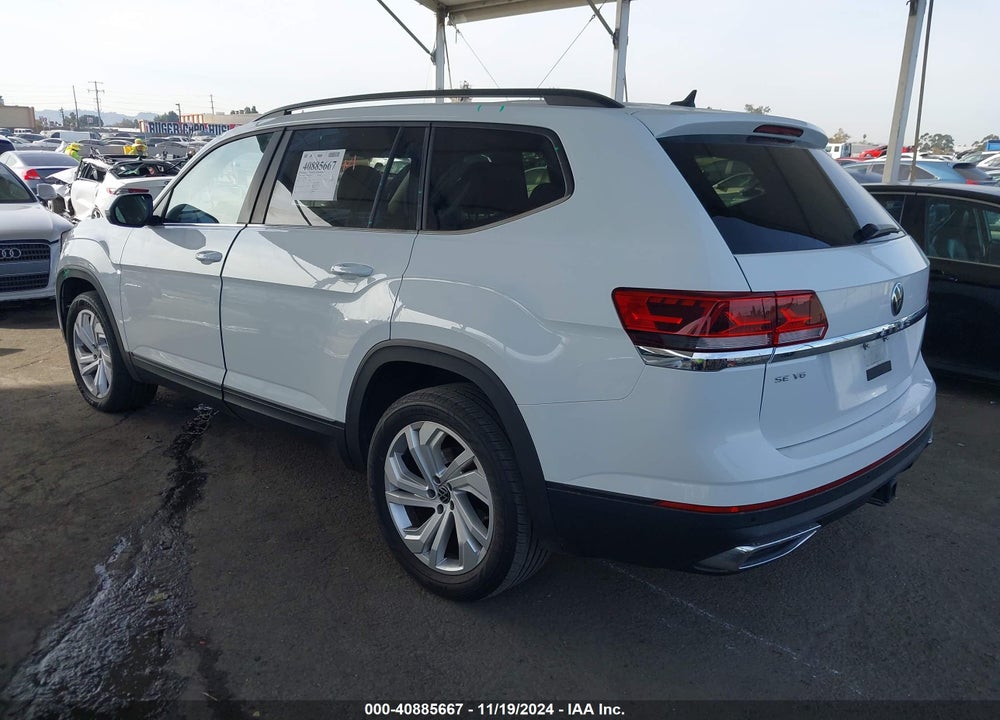2021 VOLKSWAGEN ATLAS 3.6L V6 SE W/TECHNOLOGY VIN: 1V2JR2CA8MC556294