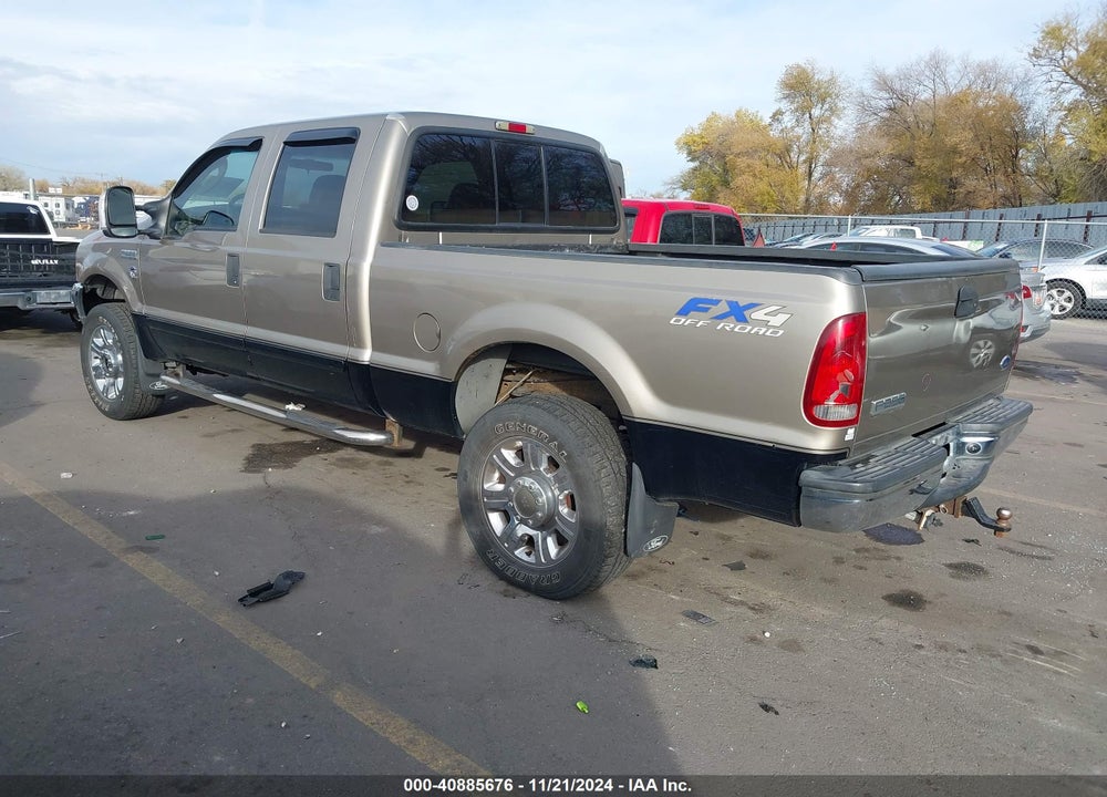 2003 FORD F-250 LARIAT/XL/XLT VIN: 1FTNW21S83EB39297