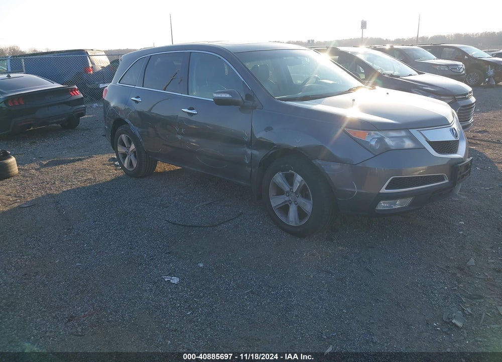 2012 ACURA MDX TECHNOLOGY PACKAGE VIN: 2HNYD2H39CH544072