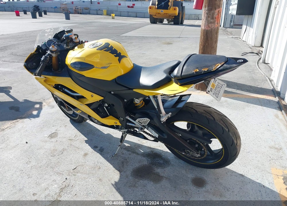 2008 YAMAHA YZFR6 VIN: JYARJ16Y18A000825