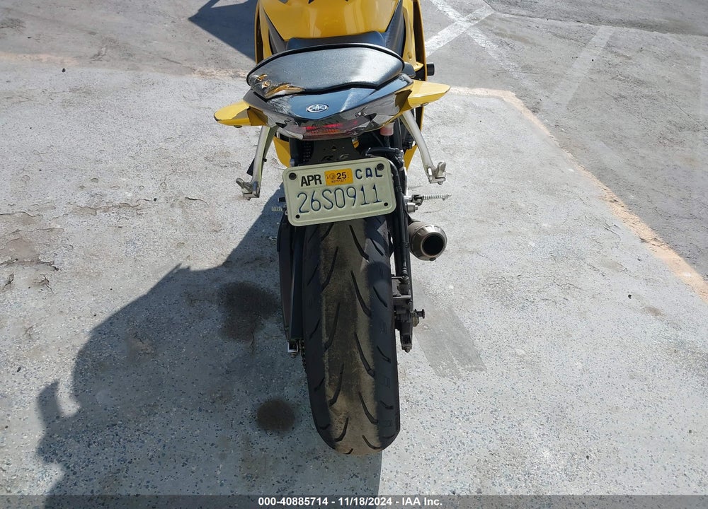 2008 YAMAHA YZFR6 VIN: JYARJ16Y18A000825