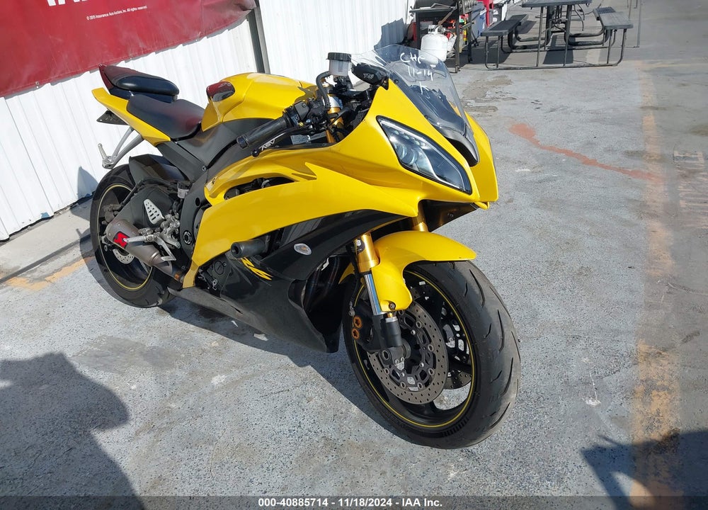 2008 YAMAHA YZFR6 VIN: JYARJ16Y18A000825