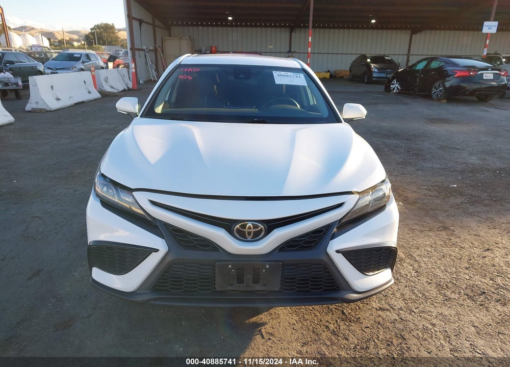 2022 TOYOTA CAMRY SE VIN: 4T1G11AK8NU050478
