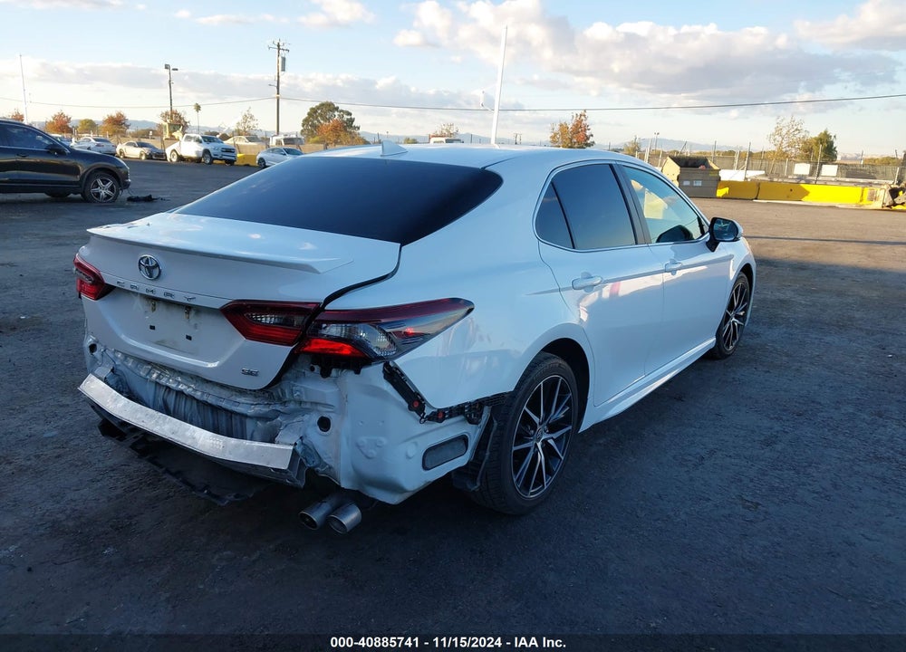 2022 TOYOTA CAMRY SE VIN: 4T1G11AK8NU050478