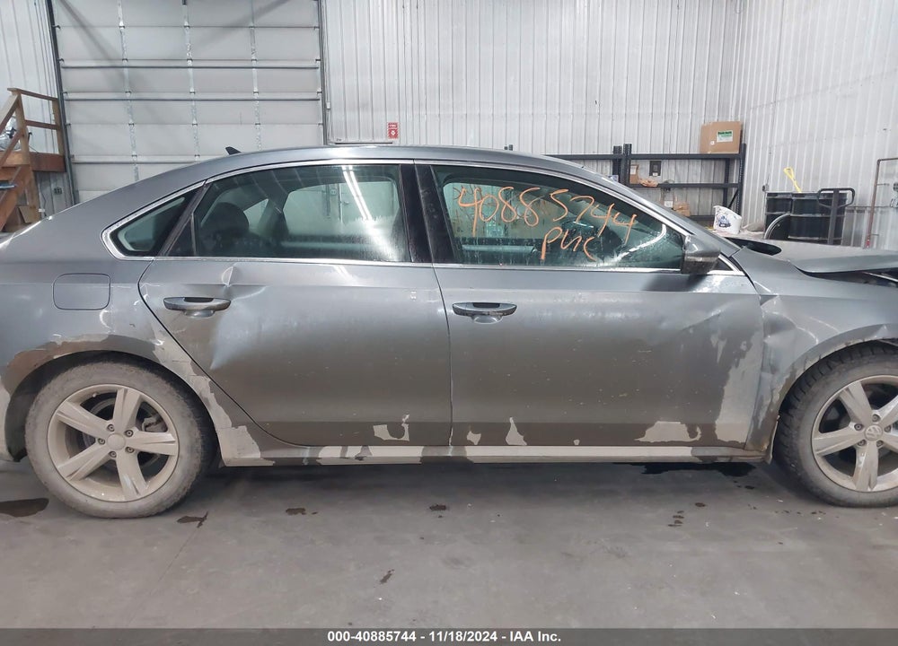 2012 VOLKSWAGEN PASSAT 2.5L SE VIN: 1VWBH7A34CC092250