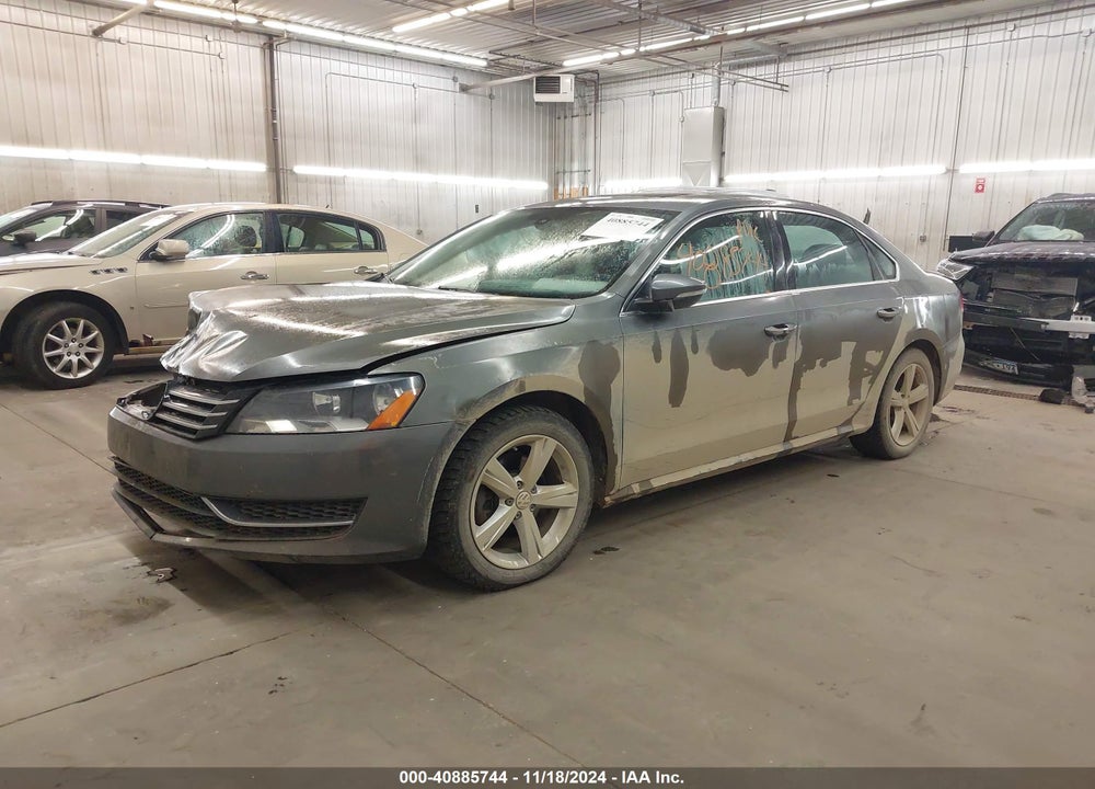 2012 VOLKSWAGEN PASSAT 2.5L SE VIN: 1VWBH7A34CC092250