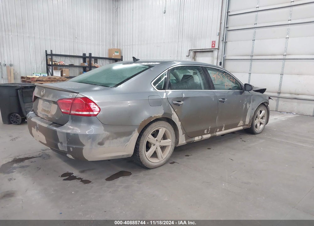 2012 VOLKSWAGEN PASSAT 2.5L SE VIN: 1VWBH7A34CC092250