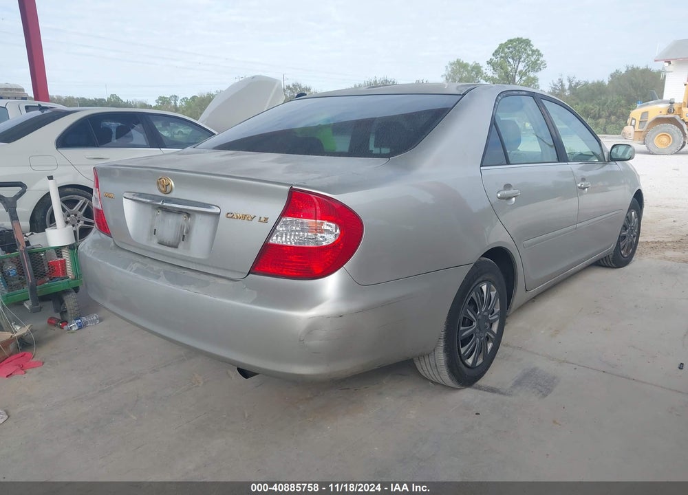 2004 TOYOTA CAMRY LE VIN: 4T1BE32K24U879232
