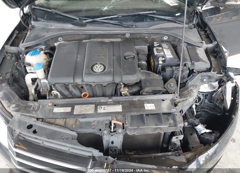 2012 VOLKSWAGEN PASSAT 2.5L SE VIN: 1VWBH7A38CC027451