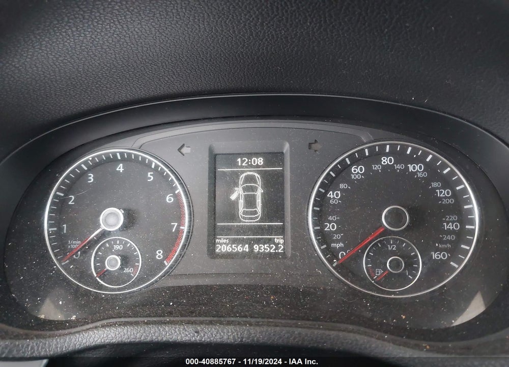 2012 VOLKSWAGEN PASSAT 2.5L SE VIN: 1VWBH7A38CC027451