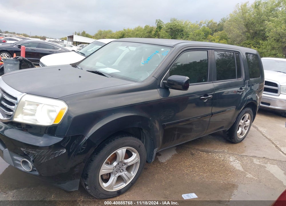 2013 HONDA PILOT EX VIN: 5FNYF3H42DB024219