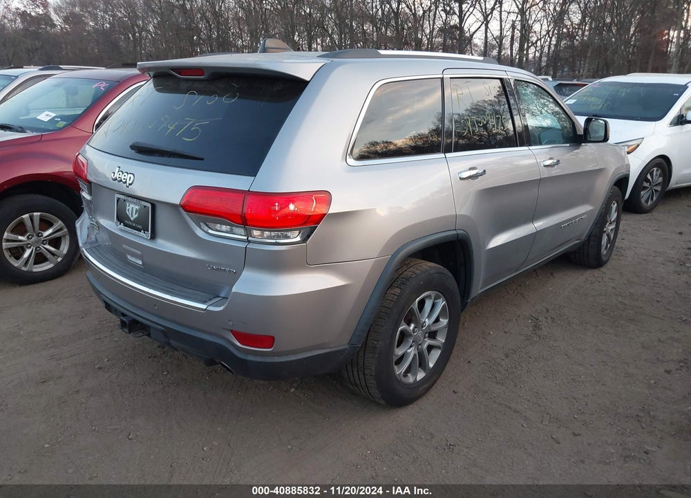 2015 JEEP GRAND CHEROKEE LIMITED VIN: 1C4RJFBG1FC751875