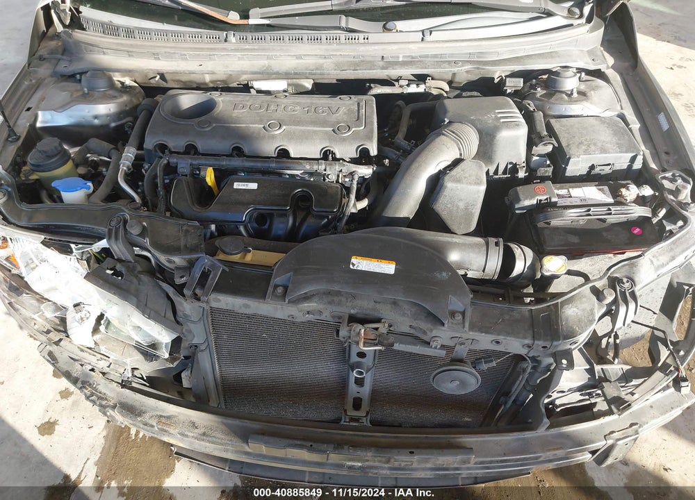 2011 KIA FORTE EX VIN: KNAFU4A24B5461923