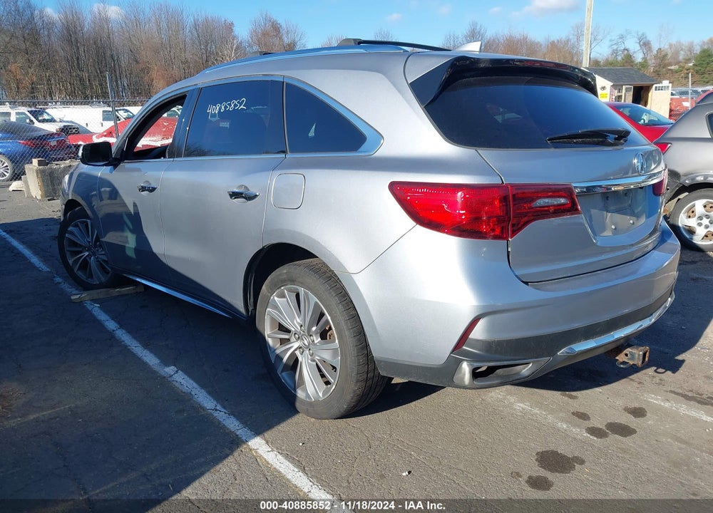 2017 ACURA MDX TECHNOLOGY PACKAGE VIN: 5FRYD4H50HB023613