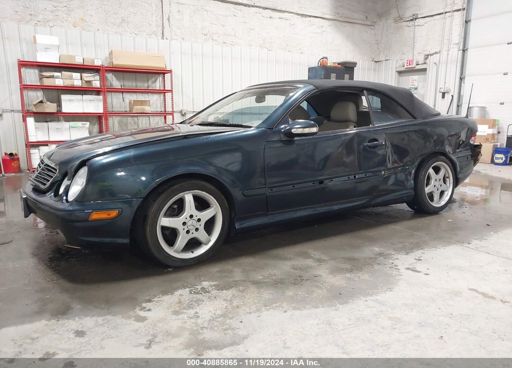 2002 MERCEDES-BENZ CLK 430 VIN: WDBLK70G22T108326