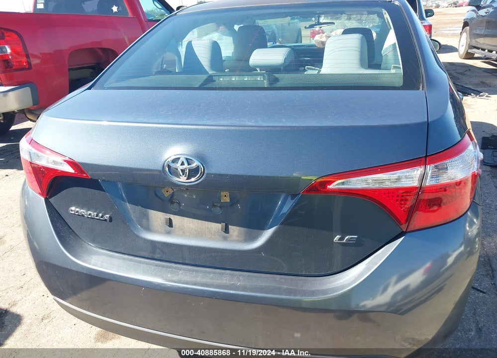 2016 TOYOTA COROLLA LE VIN: 2T1BURHE5GC668135