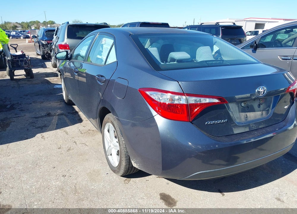 2016 TOYOTA COROLLA LE VIN: 2T1BURHE5GC668135