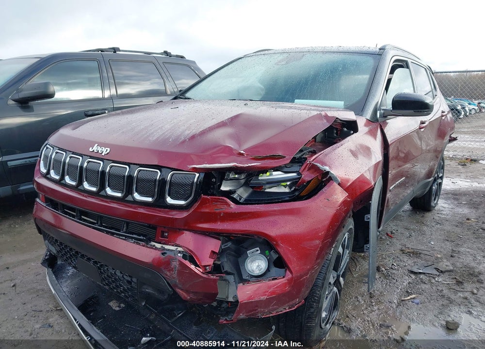 2022 JEEP COMPASS LIMITED 4X4 VIN: 3C4NJDCB2NT108637