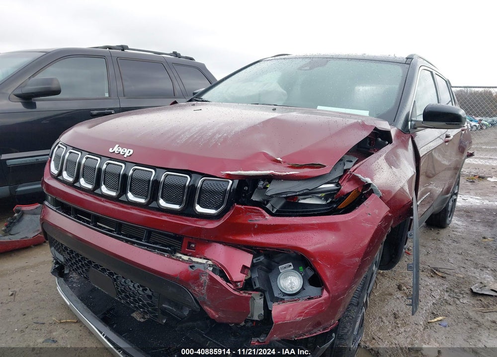 2022 JEEP COMPASS LIMITED 4X4 VIN: 3C4NJDCB2NT108637