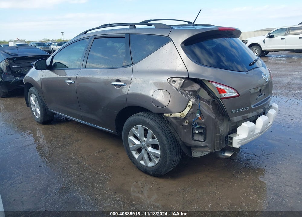 2012 NISSAN MURANO SV VIN: JN8AZ1MW1CW208005