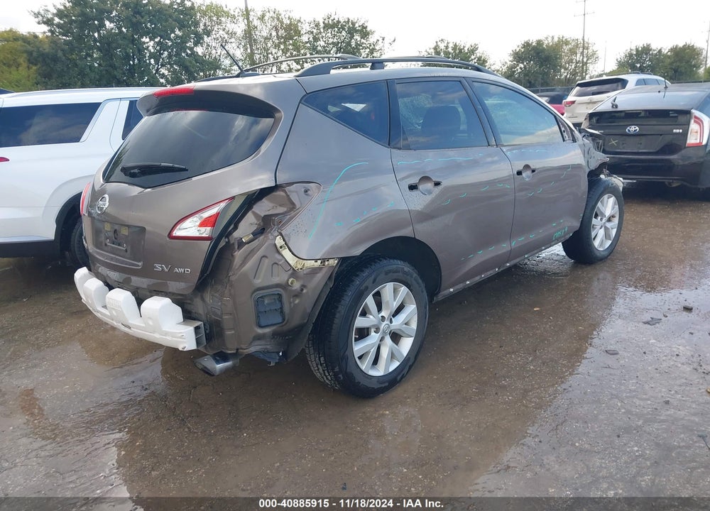 2012 NISSAN MURANO SV VIN: JN8AZ1MW1CW208005