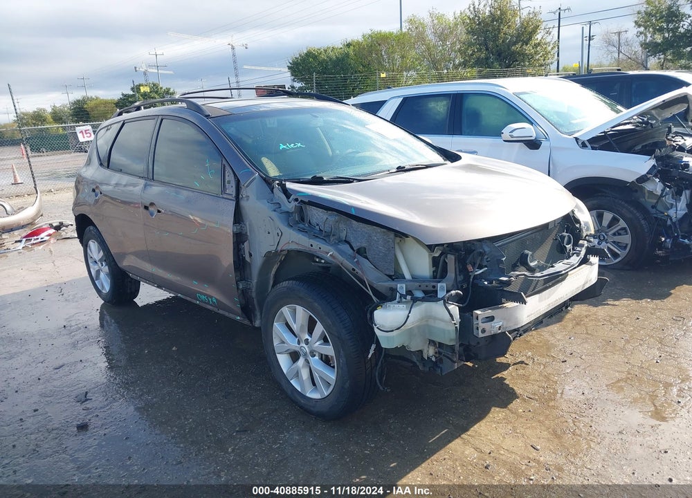 2012 NISSAN MURANO SV VIN: JN8AZ1MW1CW208005