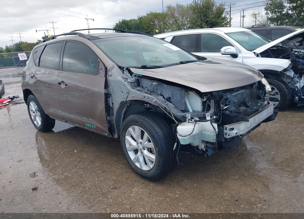 2012 NISSAN MURANO SV VIN: JN8AZ1MW1CW208005