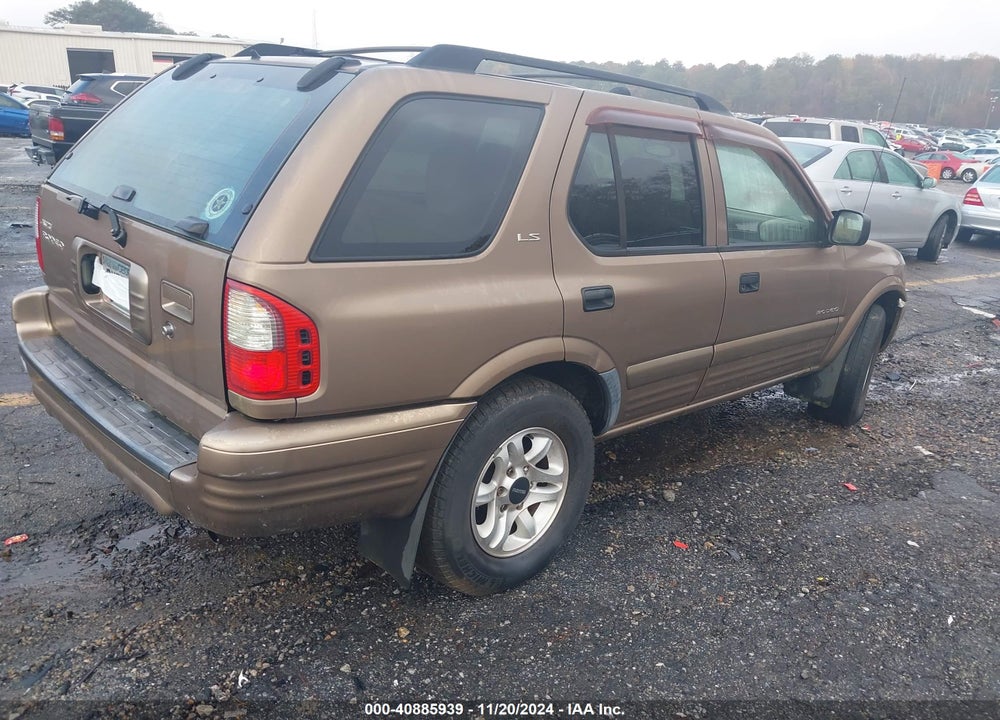 2002 ISUZU RODEO LS 3.2L/LSE 3.2L V6/S/S 3.2L V6 VIN: 4S2DM58W424331434